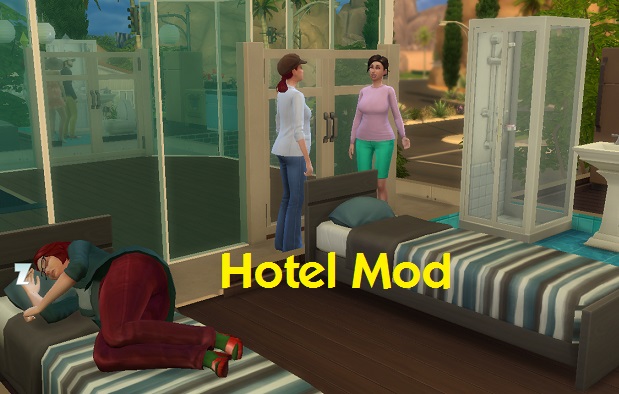 modeling career sims 4 go to work